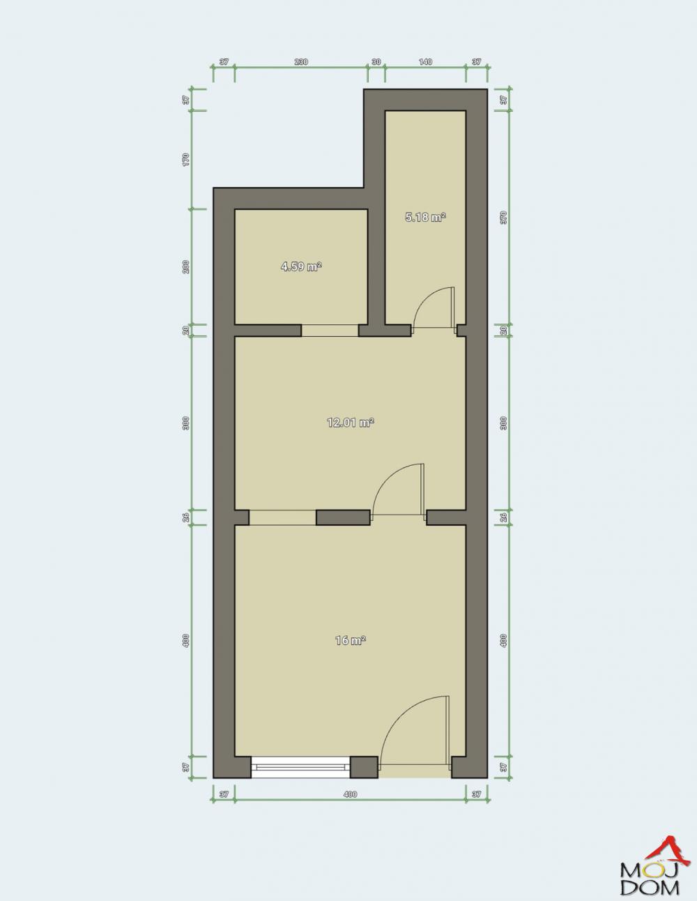 Slika 11 - Stan,NOVI SAD,CENTAR,kv: 36, € 90000, ID: 1029715