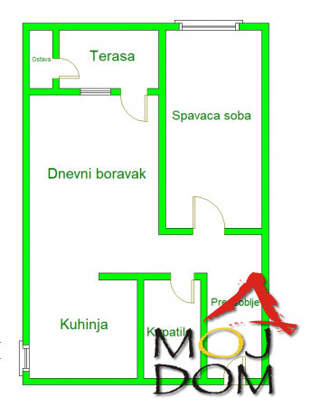 Slika 10 - Stan,NOVI SAD,NOVA DETELINARA,kv: 45, € 128500, ID: 1026725