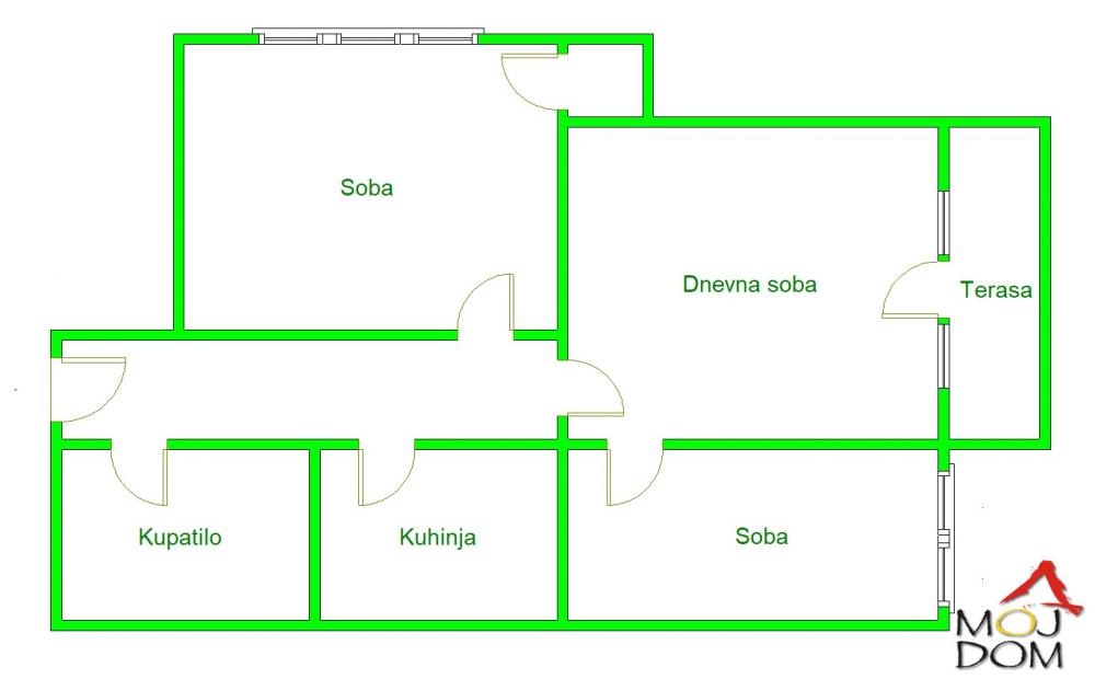 Slika 11 - Stan,NOVI SAD,LIMAN 3,kv: 59, € 164800, ID: 1026997