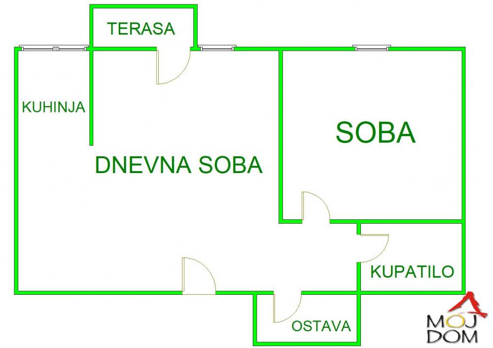 Slika 10 - Stan,NOVI SAD,PODBARA,kv: 45, € 131900, ID: 1030524