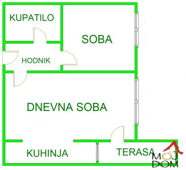 Slika 11 - Stan,NOVI SAD,CENTAR,kv: 31, € 111800, ID: 1030502