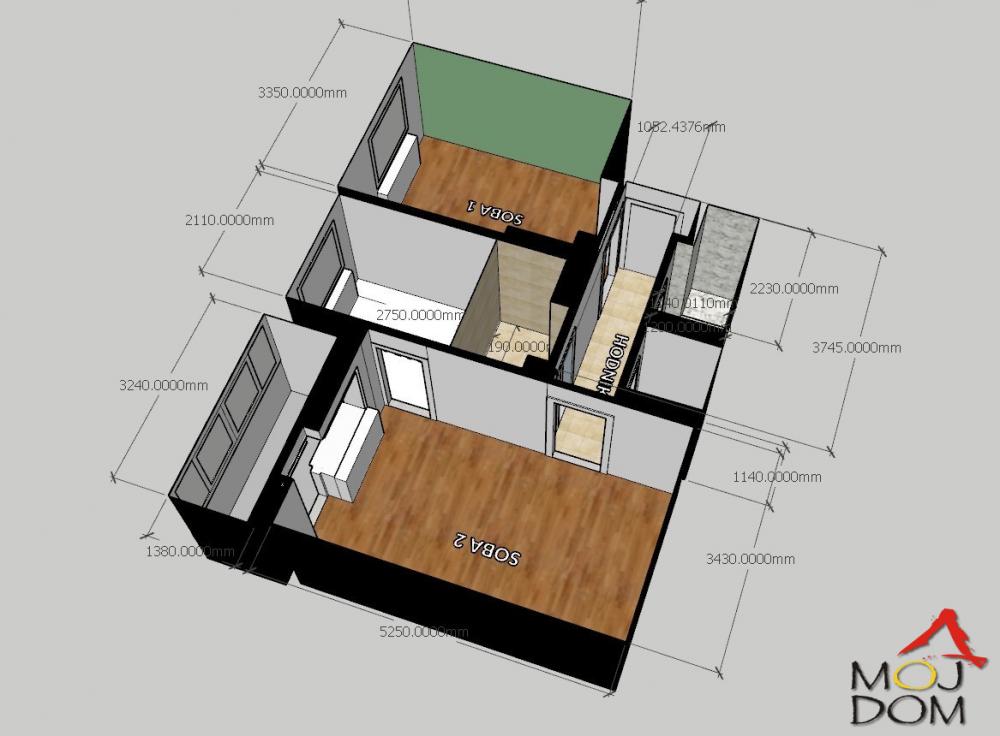 Slika 8 - Stan,NOVI SAD,ROTKVARIJA,kv: 51, € 133900, ID: 1028474