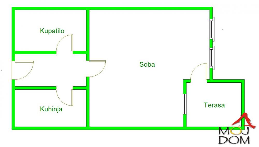 Slika 8 - Stan,NOVI SAD,GRBAVICA,kv: 32, € 113300, ID: 1019901