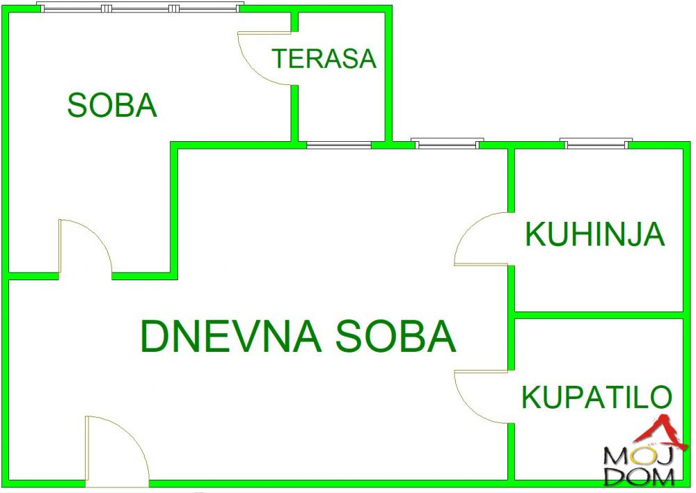 Slika 9 - Stan,NOVI SAD,CENTAR,kv: 26, € 78300, ID: 1029169