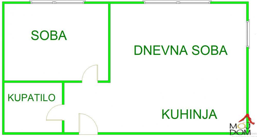 Glavna slika -Stan,NOVI SAD,MALI BEOGRAD,kv: 40, € 61800, ID: 1029090