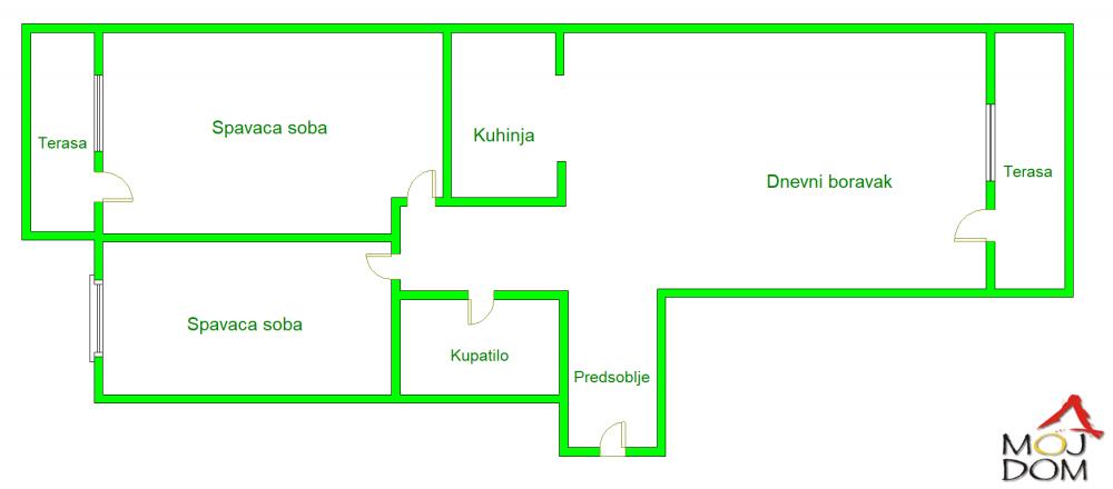 Slika 8 - Stan,PETROVARADIN,CENTAR,kv: 65, € 144200, ID: 1026118