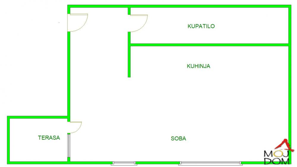 Slika 11 - Stan,NOVI SAD,ADICE,kv: 32, € 70000, ID: 1028656