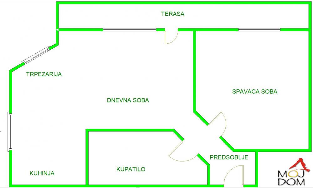 Slika 10 - Stan,NOVI SAD,TELEP,kv: 50, € 105000, ID: 1029025
