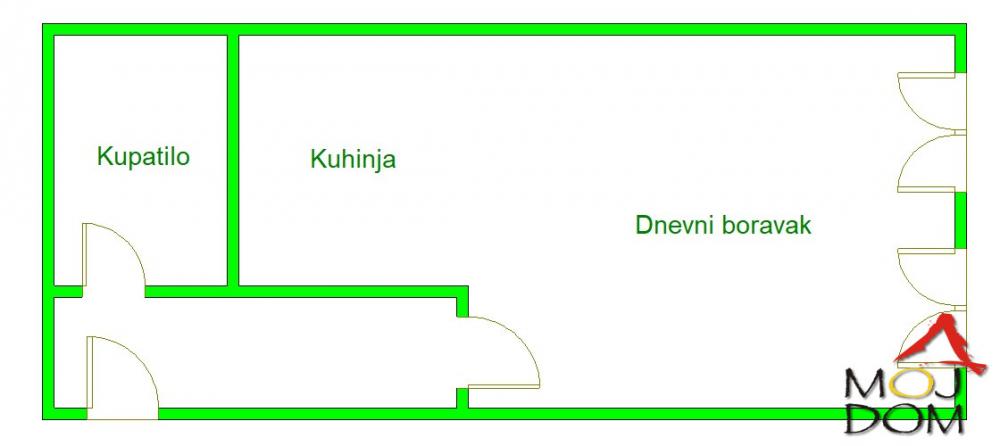 Slika 5 - Stan,NOVI SAD,CENTAR,kv: 44, € 136000, ID: 1029743