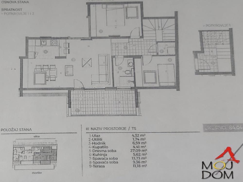 Glavna slika -Stan,PETROVARADIN,PETROVARADIN,kv: 84, € 173120, ID: 1027798