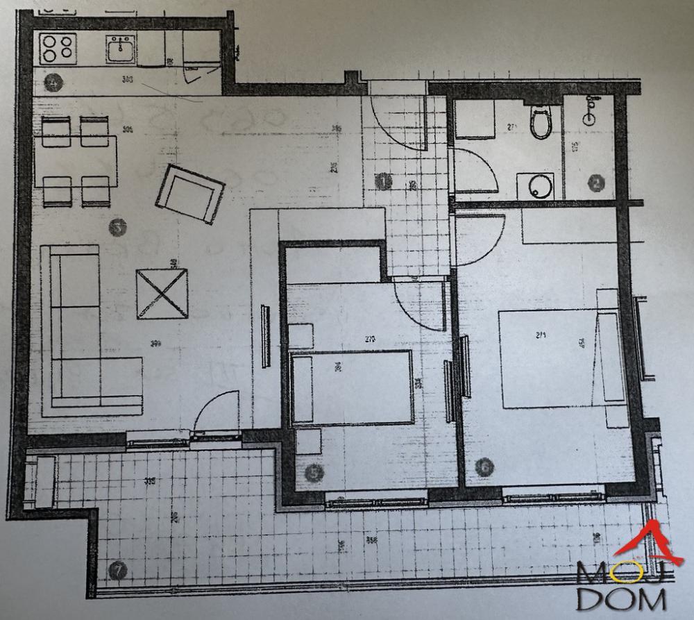 Glavna slika -Stan,PETROVARADIN,PETROVARADIN,kv: 72, € 146800, ID: 1026481