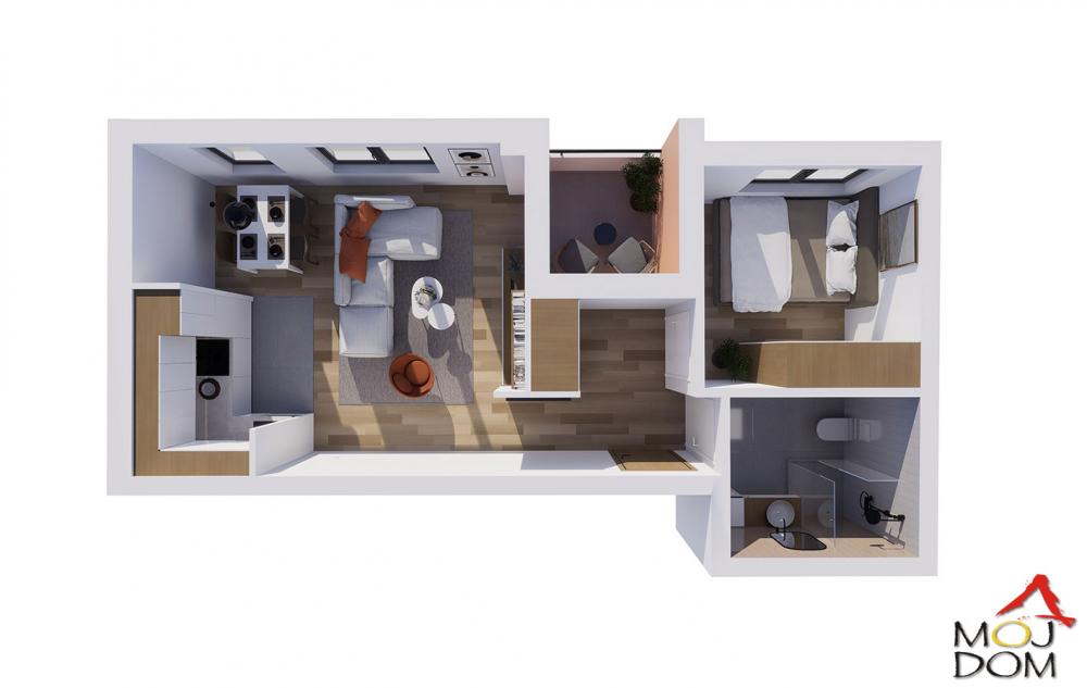 Slika 6 - Stan,NOVI SAD,GRBAVICA,kv: 41, € 147700, ID: 1030825