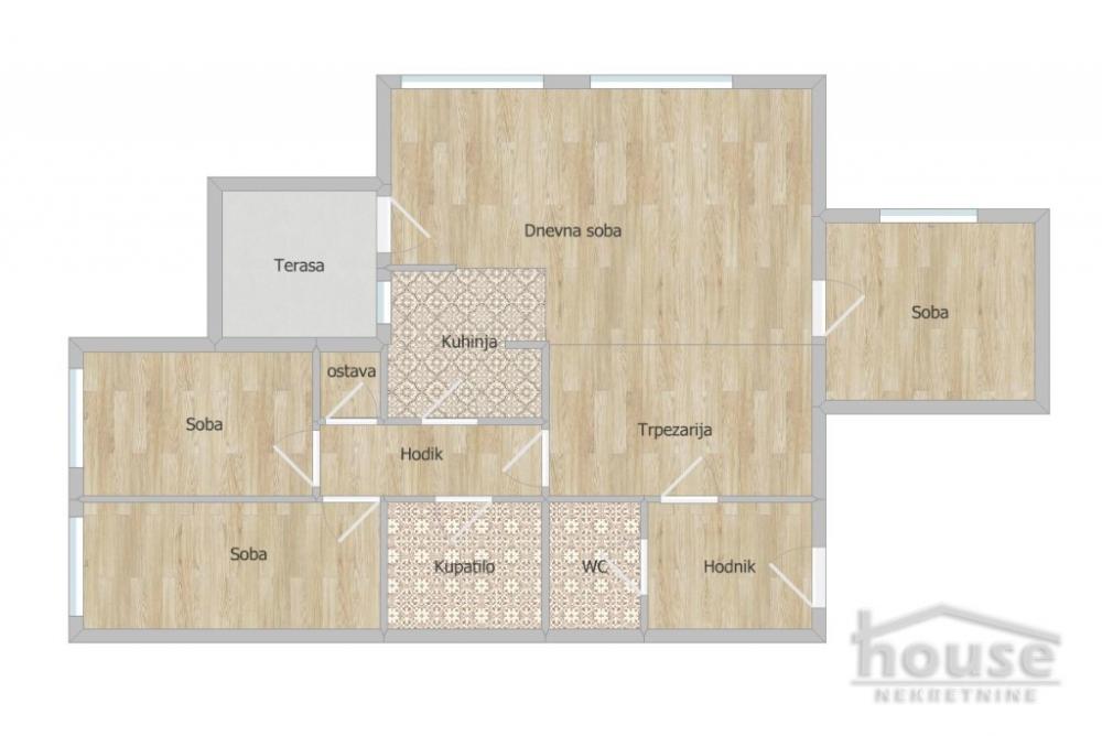 Slika 1 - Stan,NOVI SAD,BULEVAR PATRIJARHA PAVLA,kv: 92.00, € 184000, ID: 1064126