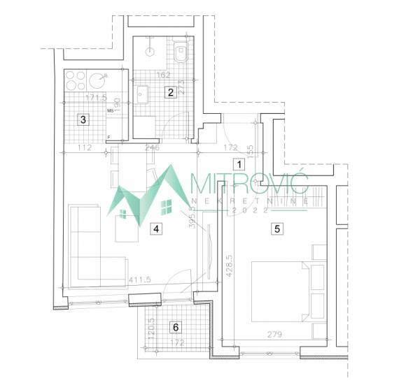 Glavna slika -Novi Sad, Grbavica - Luksuzan vid stanovanja na lepoj i urbanoj lokaciji 