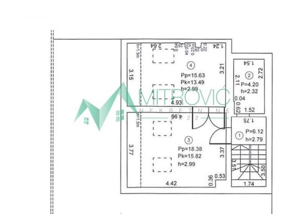 Slika 11 - Četvorosoban dupleks na Grbavici – funkcionalan raspored, odlična lokacija