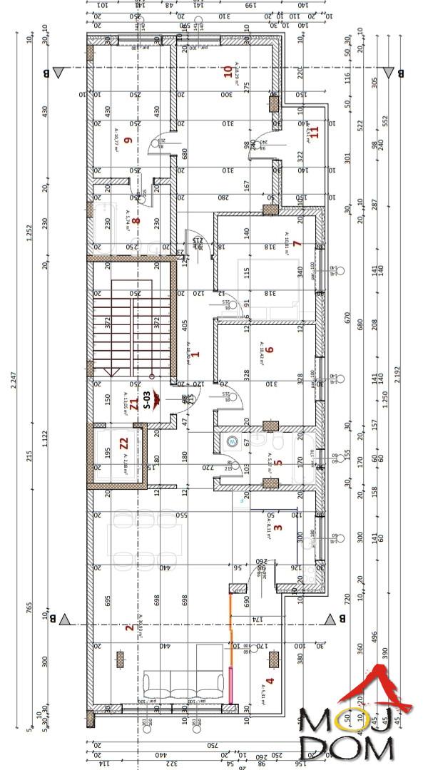Glavna slika -Stan,VETERNIK,CENTAR,kv: 120, € 185400, ID: 1027082