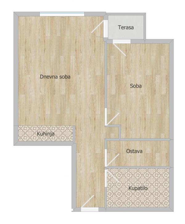 Slika 9 - Stan,NOVI SAD,TELEP,kv: 52.00, € 140400, ID: 1100807