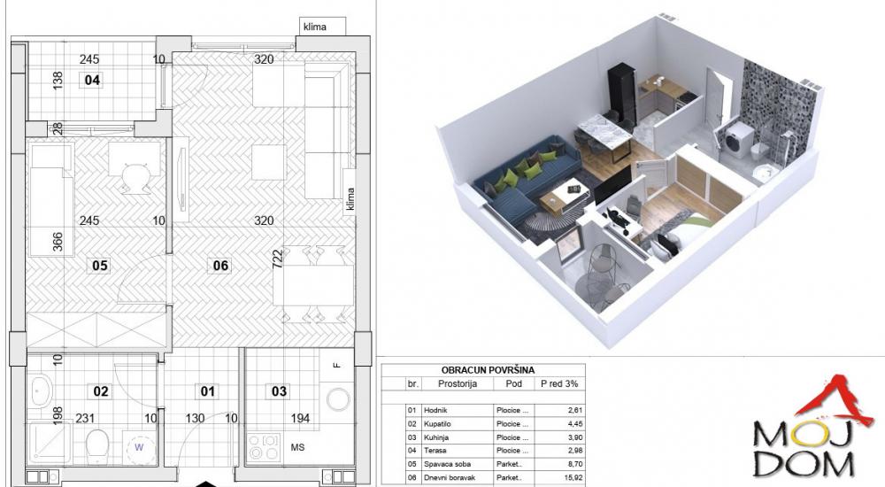 Slika 10 - Stan,NOVI SAD,AVIJACIJA,kv: 39, € 110200, ID: 1030863