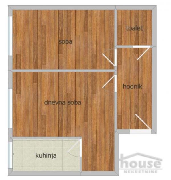 Slika 1 - Stan,NOVI SAD,CARA DUŠANA,kv: 43.00, € 143170, ID: 1064175