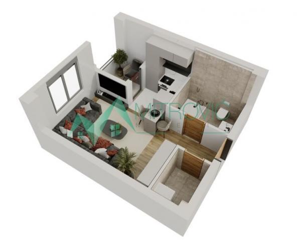 Glavna slika -Novi Sad, Salajka - Garsonjera 27m2 