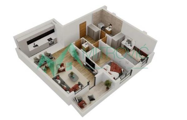 Glavna slika -Novi Sad, Salajka - Dvoiposoban stan  74m2 