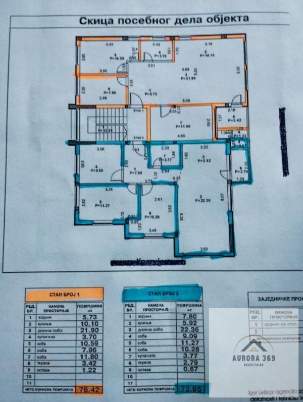 Slika 11 - NOVI SAD- VETERNIK - NOVOGRADNJA, TROIPOSOBAN, 74m2