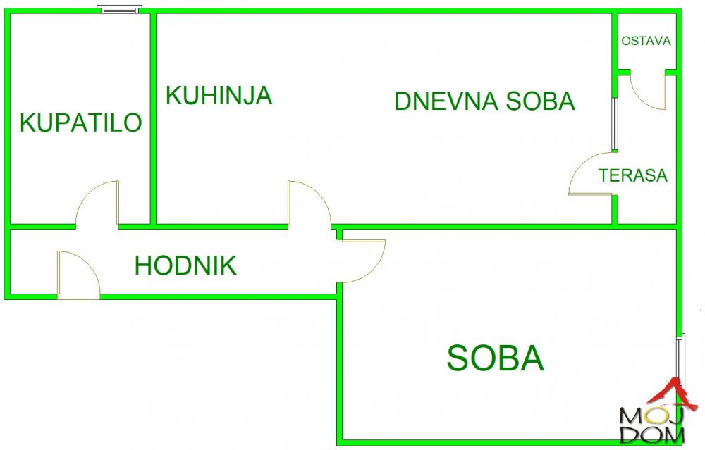 Slika 8 - Stan,NOVI SAD,NOVA DETELINARA,kv: 36, € 111240, ID: 1030913