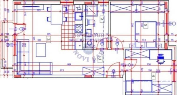 Slika 1 - Trosoban stan u izgradnji, PDV, parking mesto, Sajlovo! š. 550986