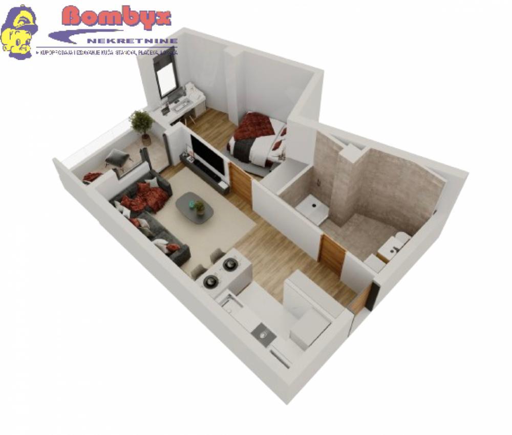 Glavna slika -Trosoban stan 74m u izgradnji Salajka TOP lokacija