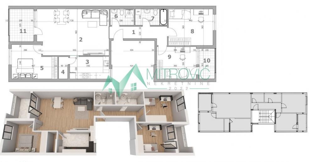 Glavna slika -Veternik - Komforan četvorosoban stan - povrat PDV-a 