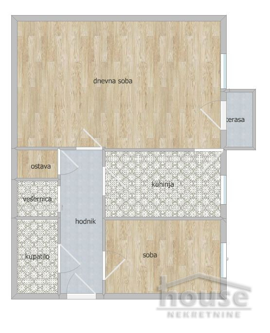 Slika 1 - Stan,NOVI SAD,BULEVAR,kv: 50.00, € 144000, ID: 1064295