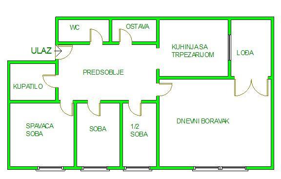 Glavna slika -Stan,NOVI SAD,LIMAN 4,kv: 72.00, € 181300, ID: 1056097