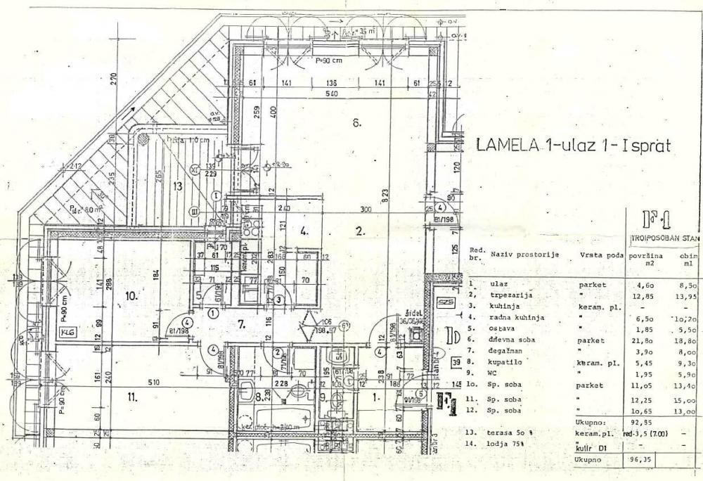 Glavna slika -Stan,NOVI SAD,NOVI BULEVAR,kv: 94.00, € 200850, ID: 1058006