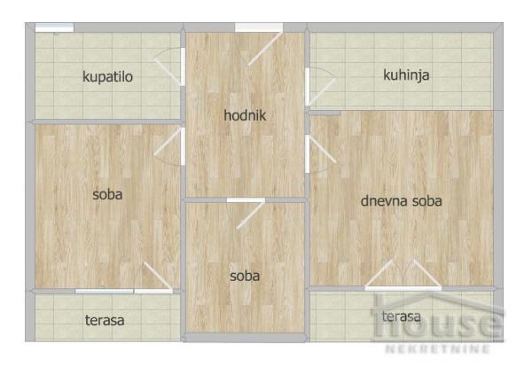 Slika 1 - Stan,NOVI SAD,NOVA DETELINARA,kv: 55.00, € 149500, ID: 1064331