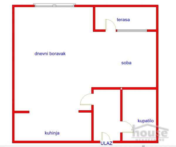 Slika 1 - Stan,NOVI SAD,CENTAR,kv: 40.00, € 123600, ID: 1060825