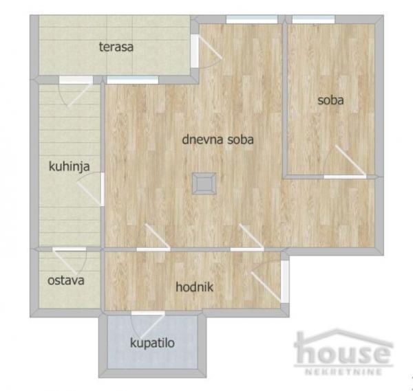 Slika 1 - Stan,NOVI SAD,NOVA DETELINARA,kv: 54.00, € 130000, ID: 1064090