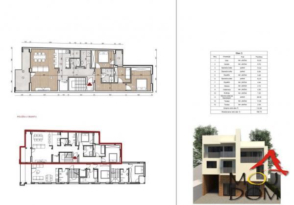 Glavna slika -Stan,NOVI SAD,TELEP,kv: 103, € 256750, ID: 1030991