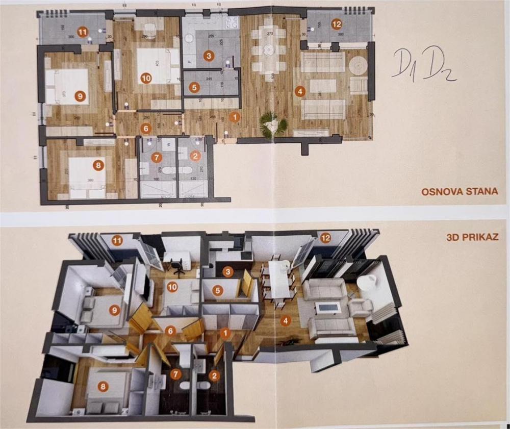 Glavna slika -Stan,NOVI SAD,PETROVARADIN,kv: 89.00, € 165000, ID: 1058758