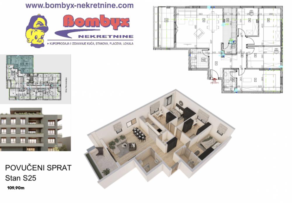 Slika 3 - Petosoban stan 110m Sremska Kamenica u izgradnji