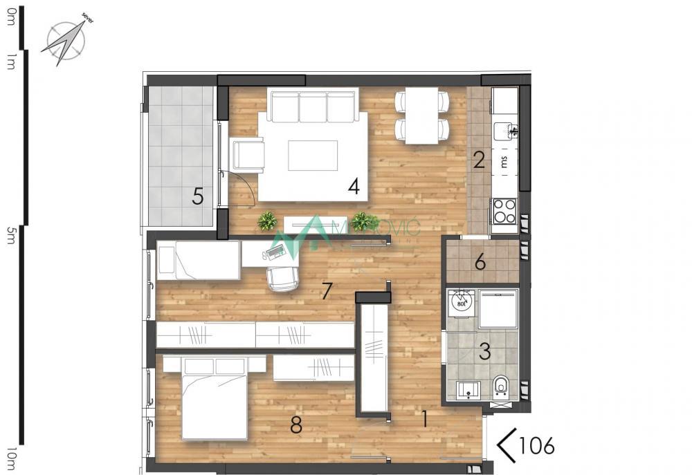 Glavna slika -Novi Sad - Moderan stan 65 m² u izgradnji u prestižnom kompleksu 