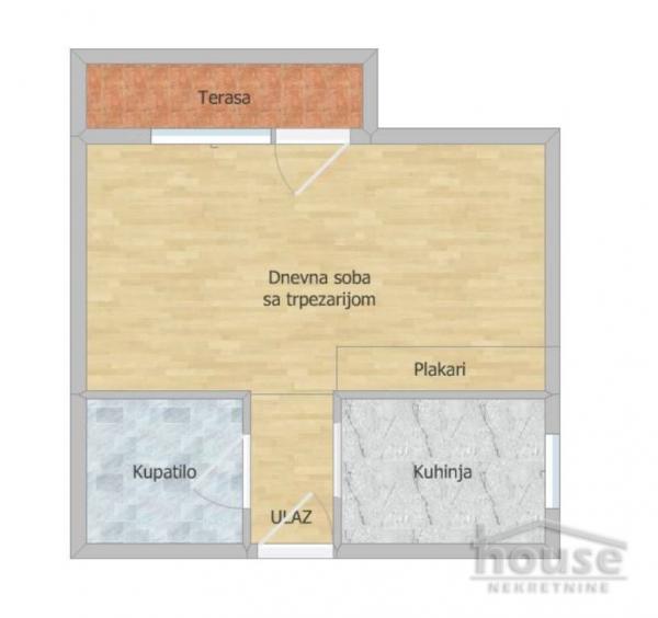 Slika 1 - Stan,NOVI SAD,NOVO NASELJE - ŠARENGRAD,kv: 32.00, € 84000, ID: 1064380