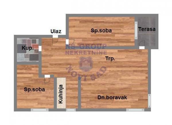 Glavna slika -Prodaja stana, 50m2, Petrovaradin Novi Sad