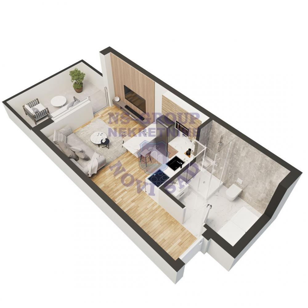 Glavna slika -Prodaja stana, 24m2, Adice Novi Sad