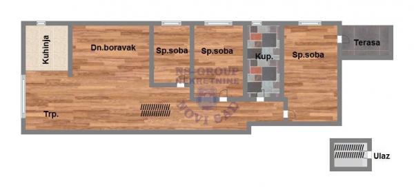 Glavna slika -Četvorosoban, 87m2, Telep Novi Sad