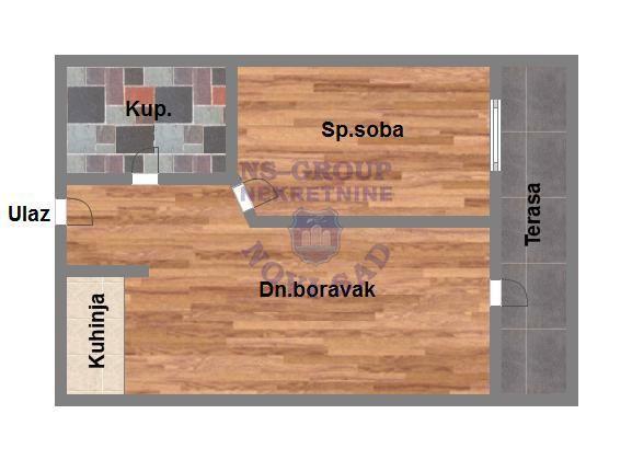 Glavna slika -~ Dvosoban stana u izgradnji na Telepu ~