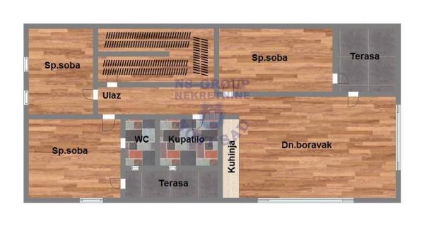 Glavna slika -~ Komforan četvorosoban stan sa PDV-om ~