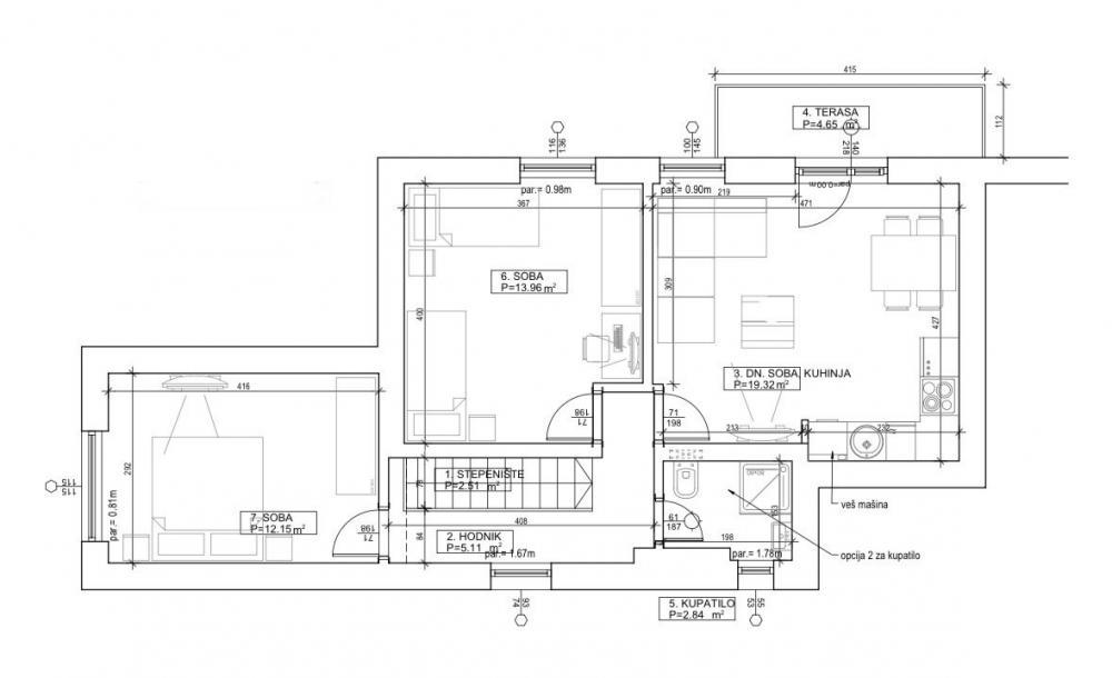Glavna slika -Stan,NOVI SAD,CENTAR,kv: 63, € 198000, ID: 1019234