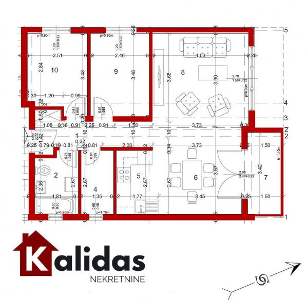 Slika 10 - Stan,NOVI SAD,TELEP,kv: 68, € 169950, ID: 1008090