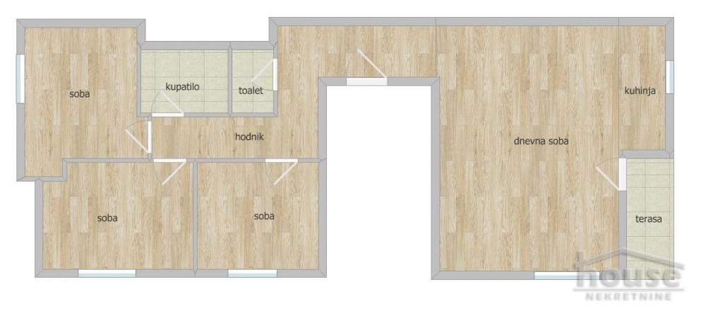 Slika 1 - Stan,PETROVARADIN,KARAGACA,kv: 72.00, € 155740, ID: 1063884