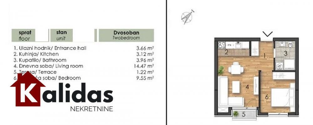 Glavna slika -Stan,NOVI SAD,TELEP,kv: 35, € 98850, ID: 1008137